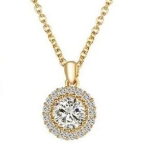 Cubic Zirconia Necklace and Earrings